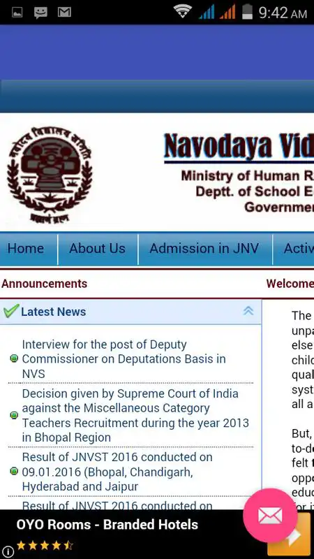 Play Navodaya | ExamResults of JNVS
